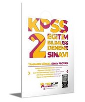 Atölye Serisi   KPSS Eğitim Bilimleri 2 Deneme Sınavı