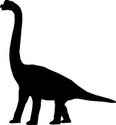 Tableau Noir - Krijtbord Dinosaurus Hout - Brachiosaurus - 60 x 55 cm