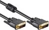 DVI-D kabel - Dual link - Verguld - 1 meter - Zwart - Allteq