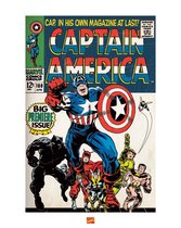 Pyramid Captain America Kunstdruk 40x50cm Poster - 40x50cm