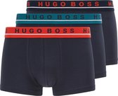 Hugo Boss Onderbroek - Mannen - donkerblauw - oranje