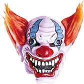 Masker crazy clown voor volwassenen | Halloween | Griezel