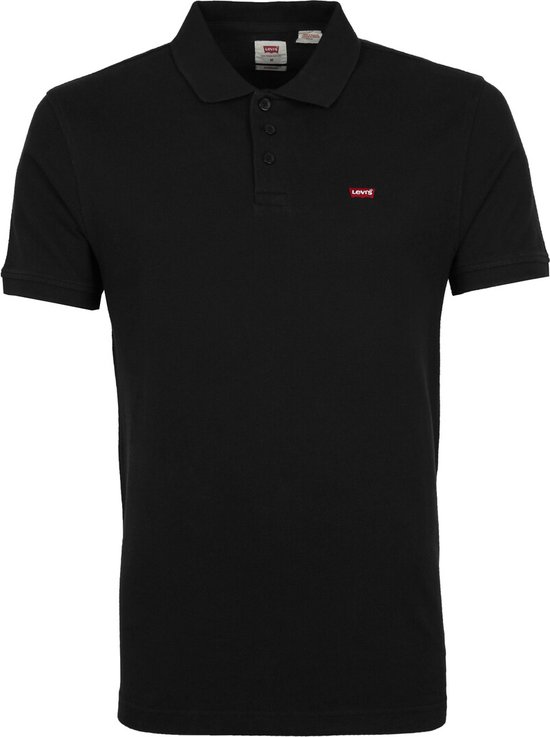 Levi's - Pique Polo Zwart - Regular-fit - Heren Poloshirt