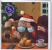 Art Revisited kerst kaart 5 pack Marius van Dokkum - Kerstknuffel