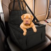 Autostoel hond voor Puppy tot 6 kg - Hondenbench - Hondenmand Auto  incl. Hondenriem - Opvouwbaar - 40 cm x 32 cm