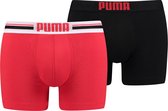 Puma - Heren - 2-Pack Logo Boxershorts - Multicolor - S