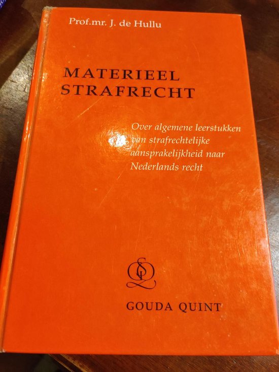 Hoofdstukken materieel strafrecht - cover