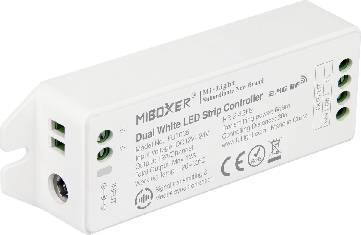 MiBoxer FUT035M ledcontroller - dual white
