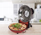 Bol.com LUND Pizzaoven - 1200W - 400 ºC - 5-traps temperatuurregeling aanbieding