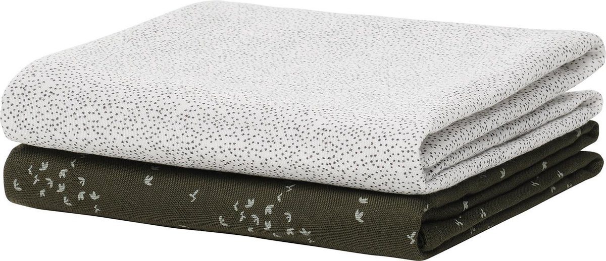 Goedkoopste Noppies Hydrofiele luier Mixed 2-pack 70x70 cm Baby Maat 70x70cm