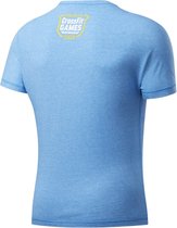 Reebok Rc Ac + Cotton Tee Games T-shirt Mannen Blauwe Heer