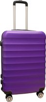 Travelerz reiskoffer met wielen 54 liter - lichtgewicht - cijferslot - paars (1515)