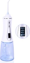 Elektrische Waterflosser met OLED-Display – Verwijdert 99,99% Tandplak – Monddouche – Draadloos – 5 Reinigingsstanden – Dagelijkse Verzorging – 350ml Tank