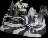 Christmas Village House - met LED Verlichting en Kerstdecoratie