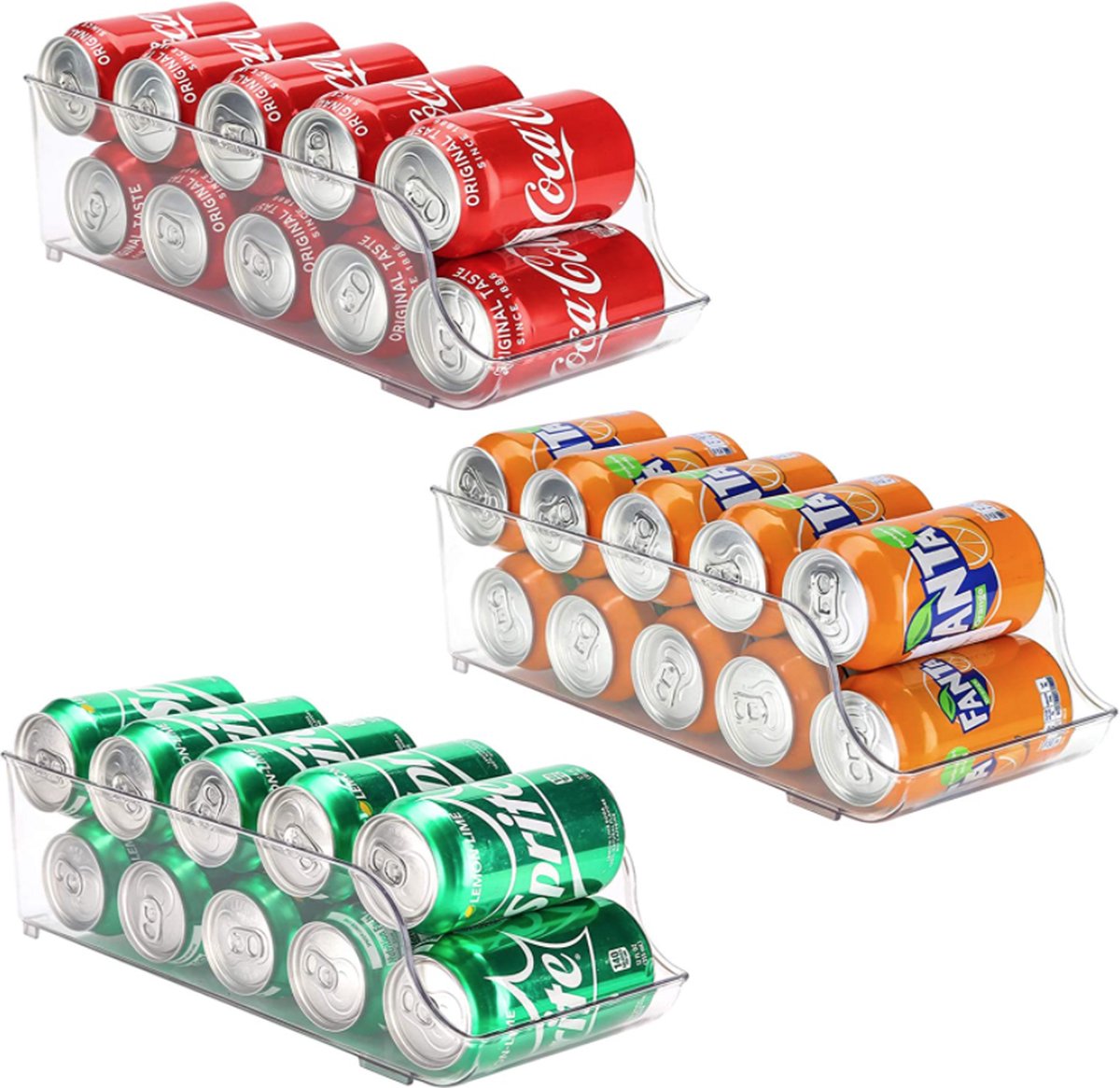 Buxibo - Organisateur/Distributeur de canettes de soda - Rangement