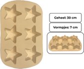 PD | Siliconen kerst bakvorm | Ijslolly | ster | Kerstdiner | Cupcake vorm | Cakevorm | Wit