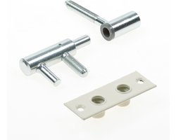 Van Erp Paumelle tubtarra met plaat 75 x 14mm