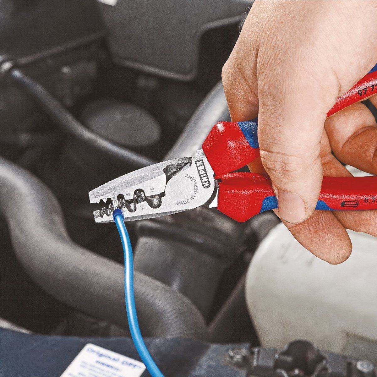 KNIPEX Krimptang voor adereindhulzen 9771180 thumbnail 3