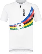 Onda Champion Vasco Da Gama SS Wielrenshirt Fietsshirt - Maat 152  - Unisex - wit - blauw - rood - zwart