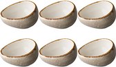 Q Authentic Jersey Kom - Grijs - 110ml - Ø9x(H)5,5cm ( Set van 6 )