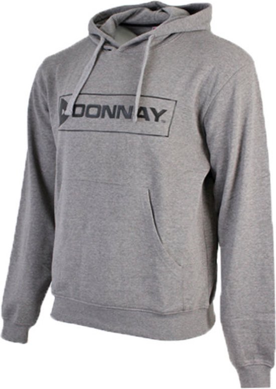 Donnay sweater met capuchon David - groot logo - Sporttrui