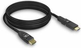 ACT HDMI Glasvezel kabel met afneembare connector – 4K@60Hz – Active Optical Cable (AOC) - HDMI Kabel 10 meter – AK4100