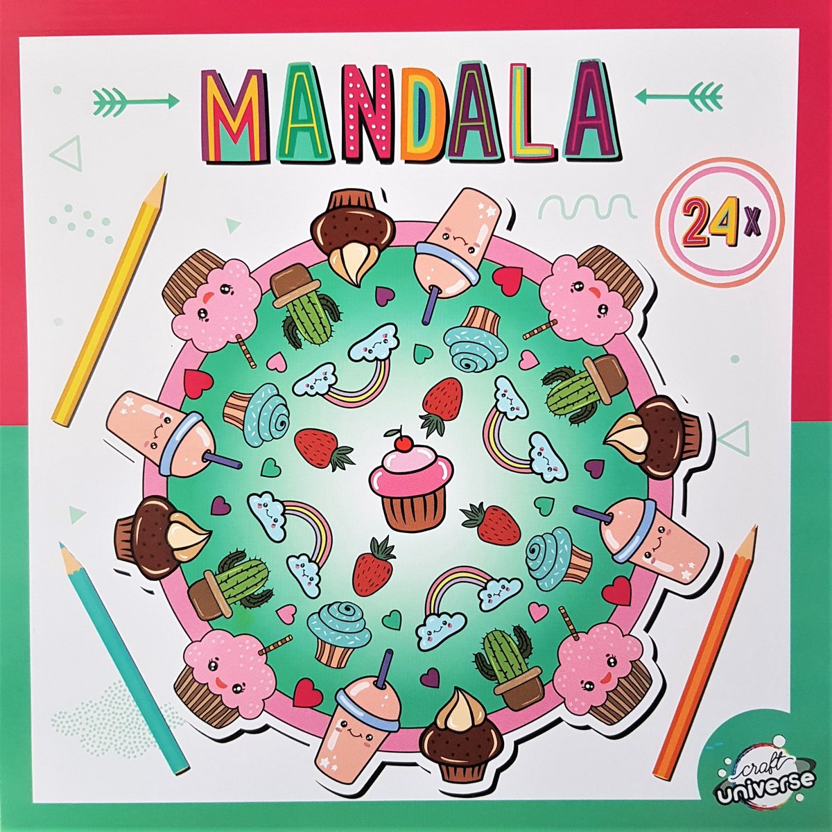 Mandala Kleurboek voor Kinderen Cupecake