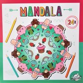 Mandala Kleurboek voor Kinderen Cupecake  - geschikt voor kleurpotloden en kleurstiften