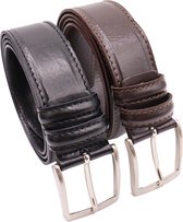 Safekeepers - heren riem - mannen riem - ceintuur heren - broekriem heren - Zwart en Bruin