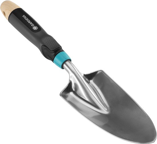 GARDENA EcoLine Handschepje duurzaam tuingereedschap met FSC hout, gerecycled kunststof en ergonomisch handvat