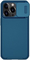 CamShield Apple iPhone 13 Pro Hoesje met Camera Slider Blauw