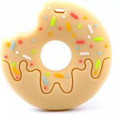 Bijtketting- Kauwketting- Donut Sprinkles-Geel