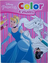 Disney's Princess +/- 32 kleurplaten + Stickers