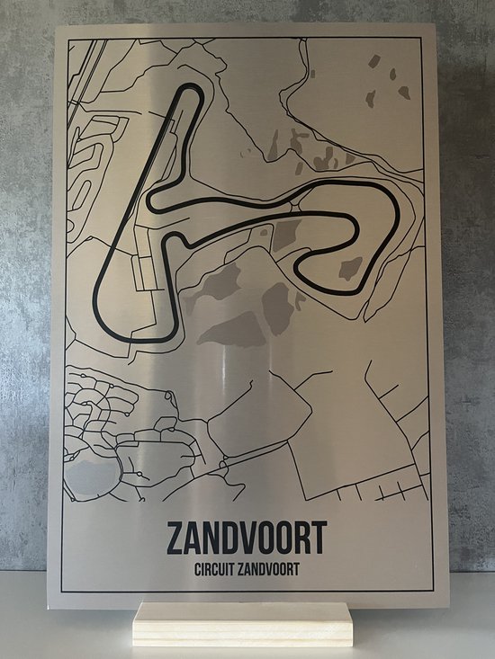 Wandplaat circuit Zandvoort