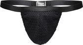 Modus Vivendi - Net Trap String Zwart - Maat XL - Heren String - Mannen ondergoed