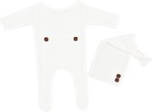 PlussBaby Cute stylish baby set, wit Leuke stijlvolle 2 delig set