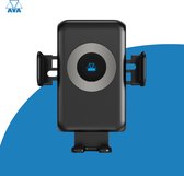 AVA Telefoonhouder met QI Draadloze Oplader Auto (15W Autolader) - Ventilatierooster, Raam, Dashboard - Magsafe Autohouder - GSM Houder