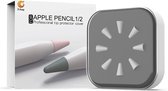 Pencil Tip Case voor Apple Pencil 1/2 - Silicone Pen Tips - 8 stuks - Grijs