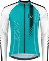 Onda Minho Fietsshirt - Maat M  - Mannen - aquablauw - zwart - wit