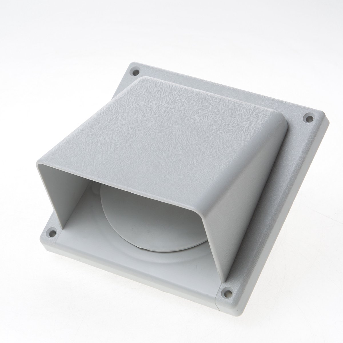 Weckx Gevelklep kunststof met kap/klep grijs diameter 100-125mm