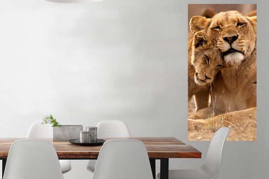 Affiche Lion - Animaux Sauvages - Cub - 60x120 cm