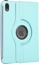 Geschikt voor iPad Mini 6 2021 Hoesje - 8.3 inch - Tablet Cover Book Case Turquoise