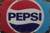 Metalen Wandbord Pepsi mancave bar kroeg retro wanddecoratie