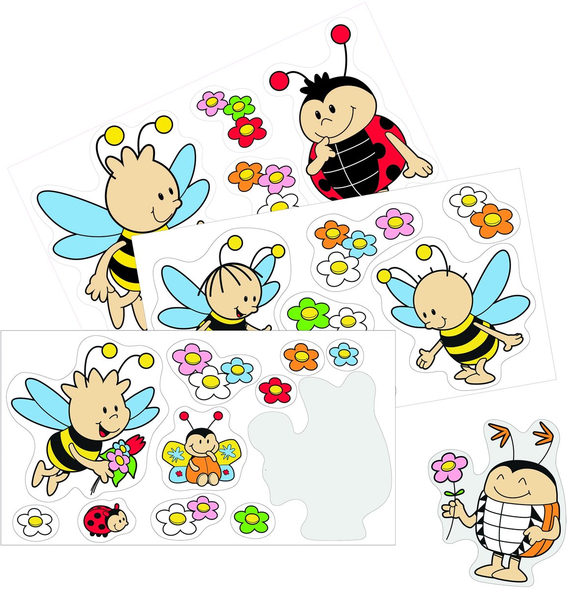Muurstickers bijenkorf - Beleduc - vanaf 3 jaar