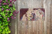 Affiche de jardin La Vierge - Gustav Klimt - 60x30 cm