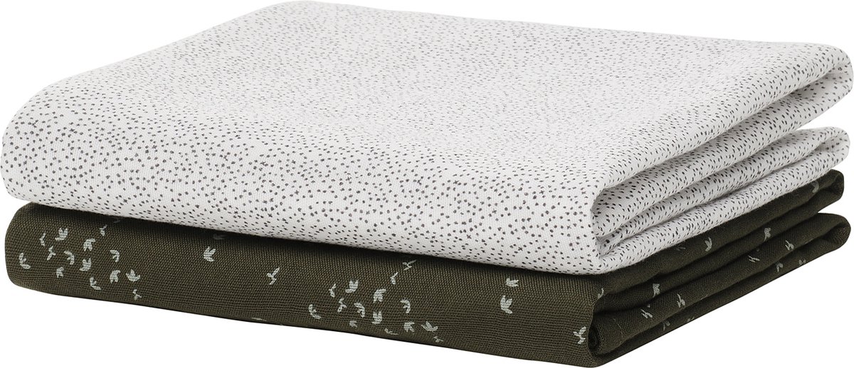 Goedkoopste Noppies Hydrofiele luier Mixed 2-pack 70x70 cm Baby Maat 70x70cm