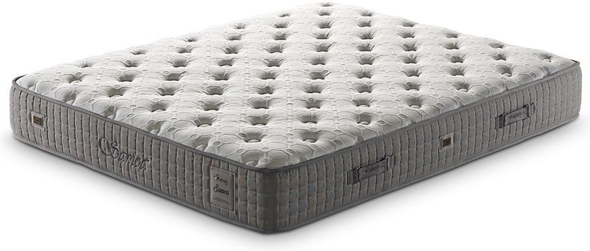 Compleet boxspring met opbergruimte Samoa grijs 160x200cm