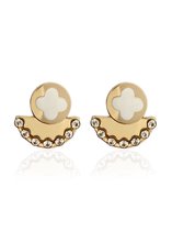Zatthu Jewelry - N21AW328 - Goia bloem oorbellen goud