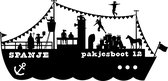 Sinterklaas - Stoomboot - Raamsticker - Pakjesboot 12