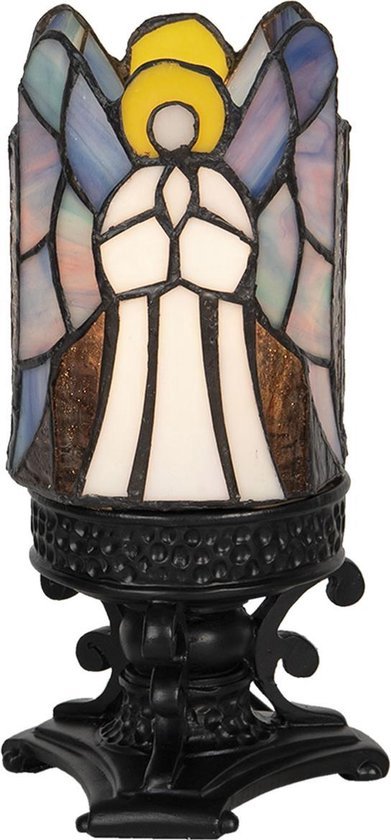 Tafellamp Tiffany ø 14*21 cm E14/max 1*25W Multi |